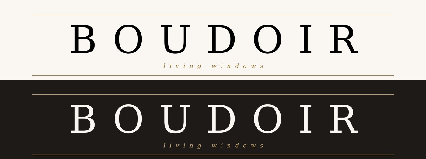 Boudoir , living windows